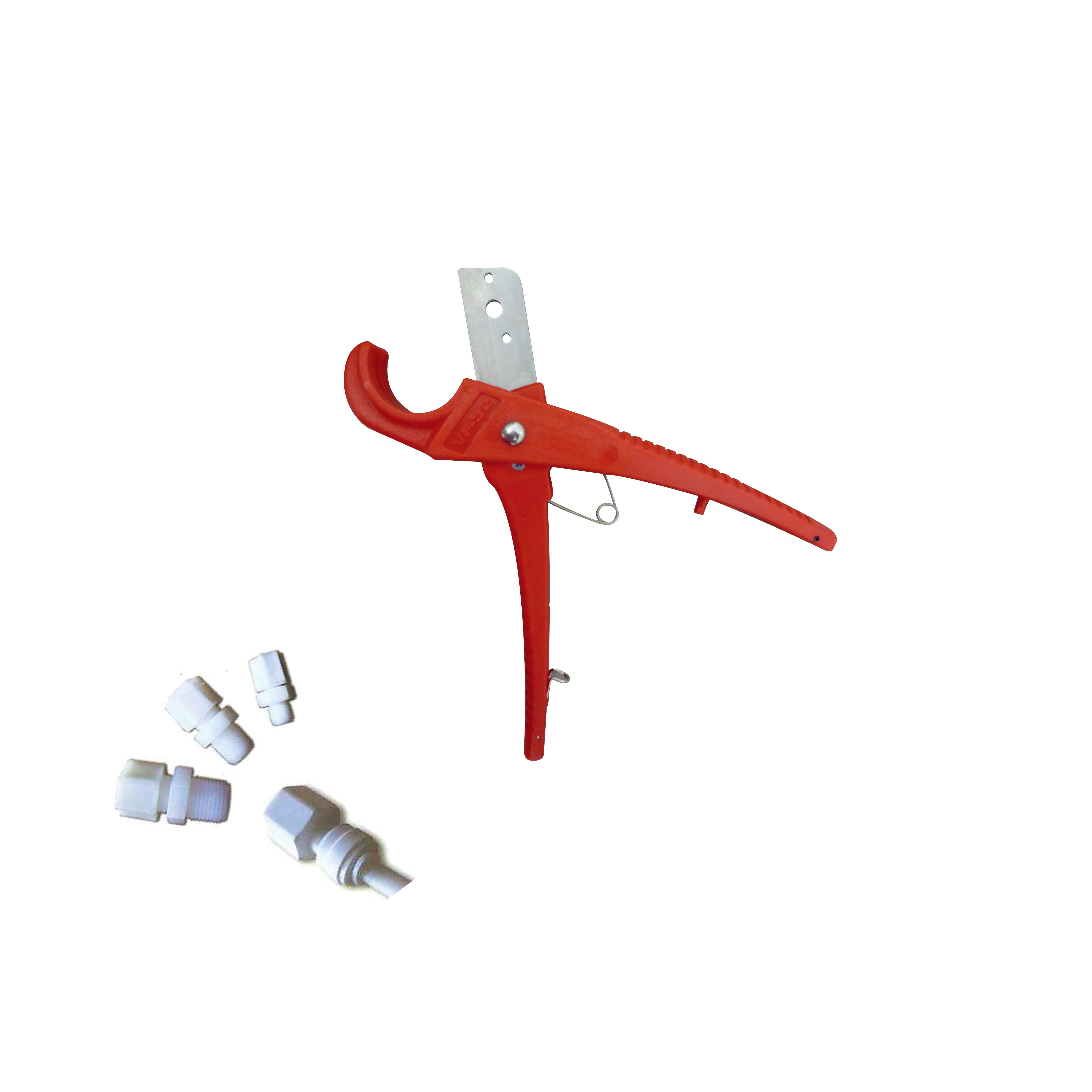 PVC pipe and soft tube cutters