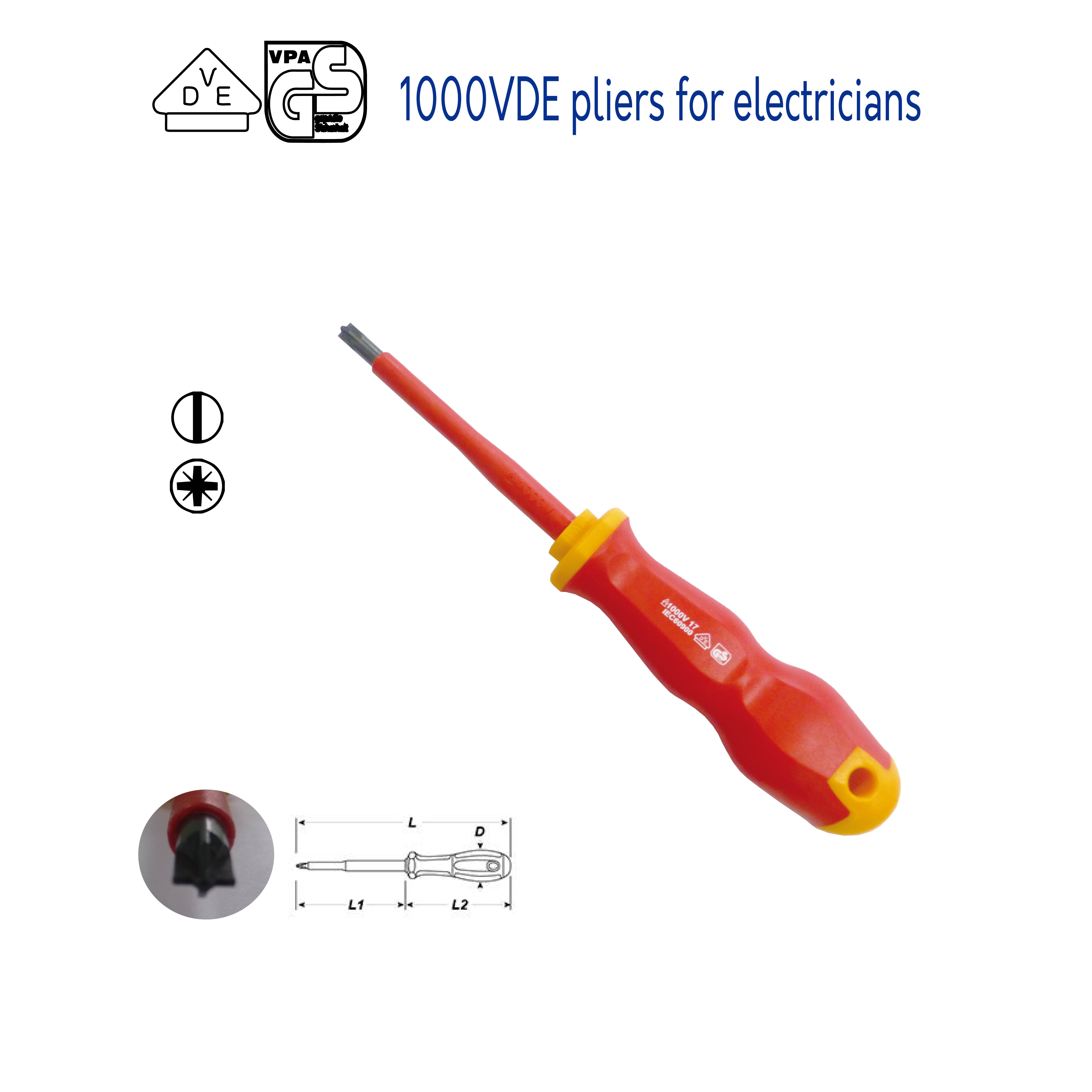 1000V INSULATED VDE SCREWDRIVERS