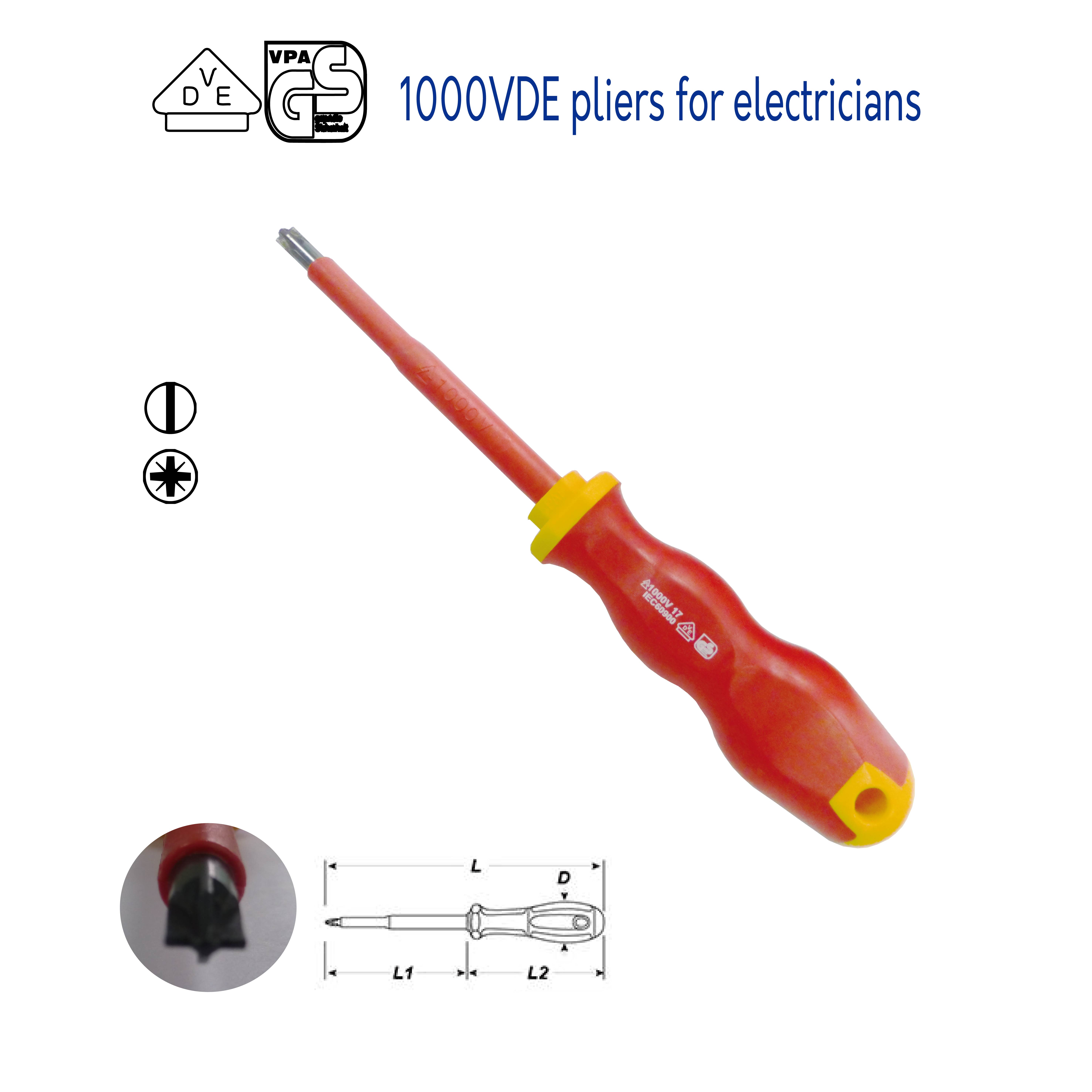 1000V INSULATED VDE SCREWDRIVERS