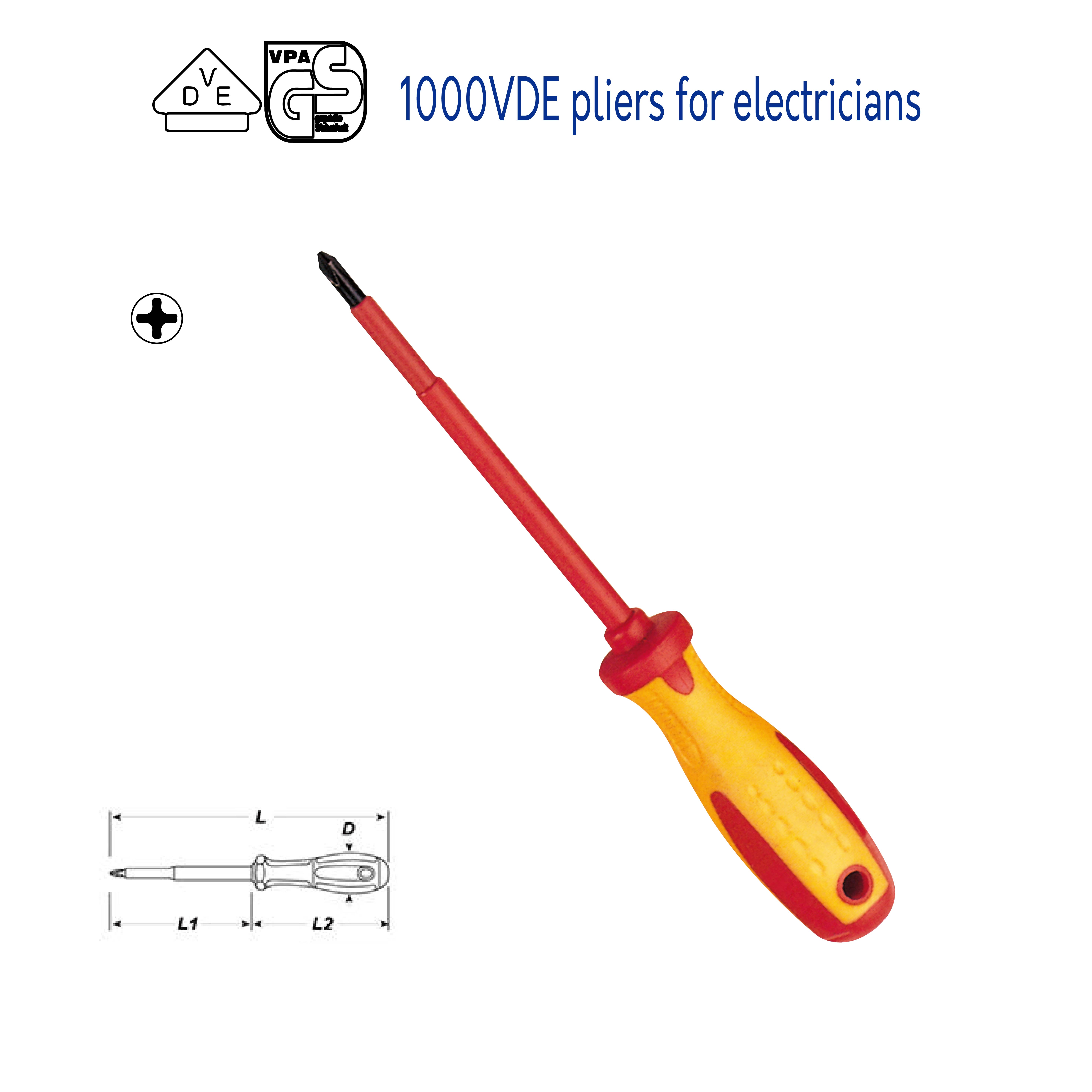 1000V INSULATED VDE SCREWDRIVERS