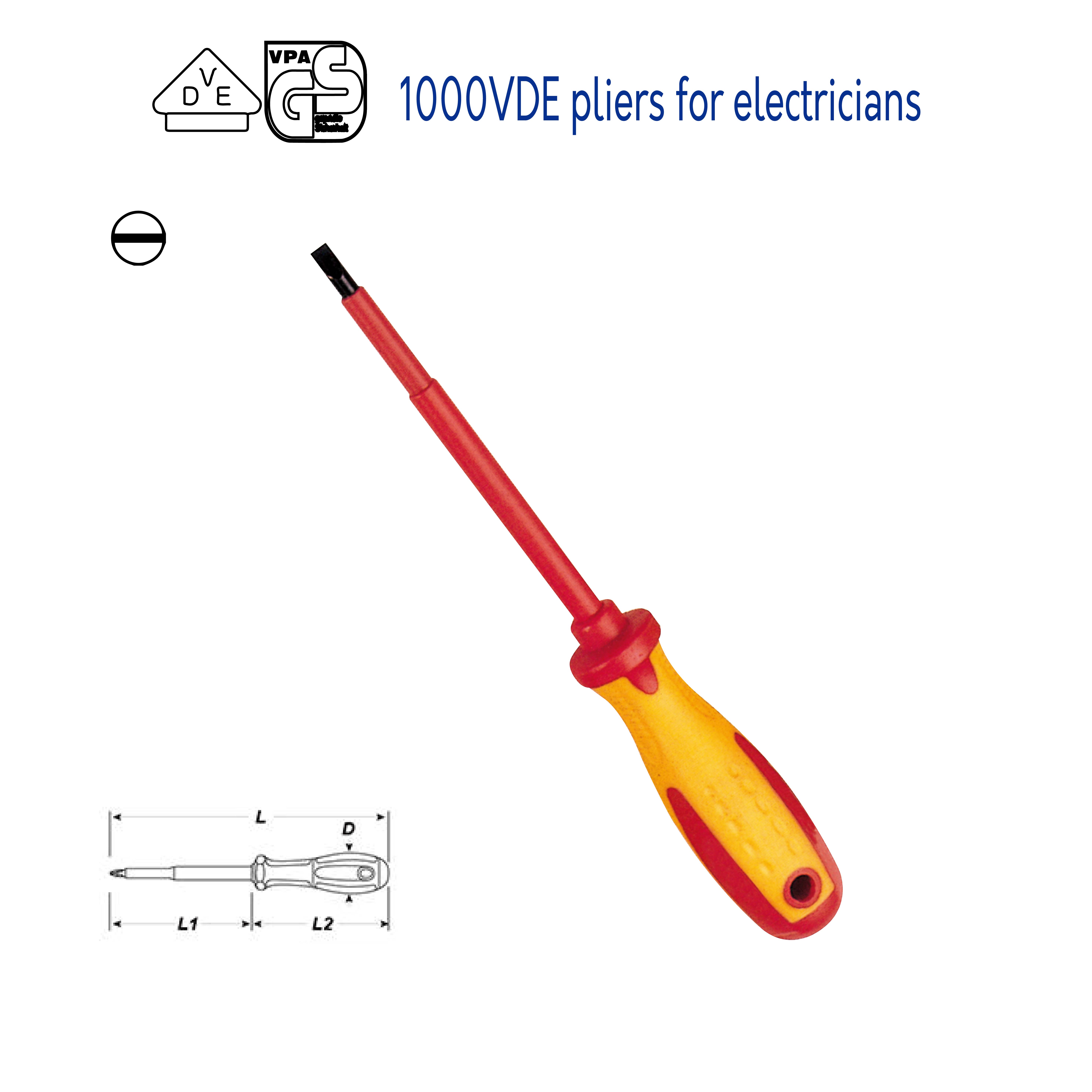 1000V INSULATED VDE SCREWDRIVERS