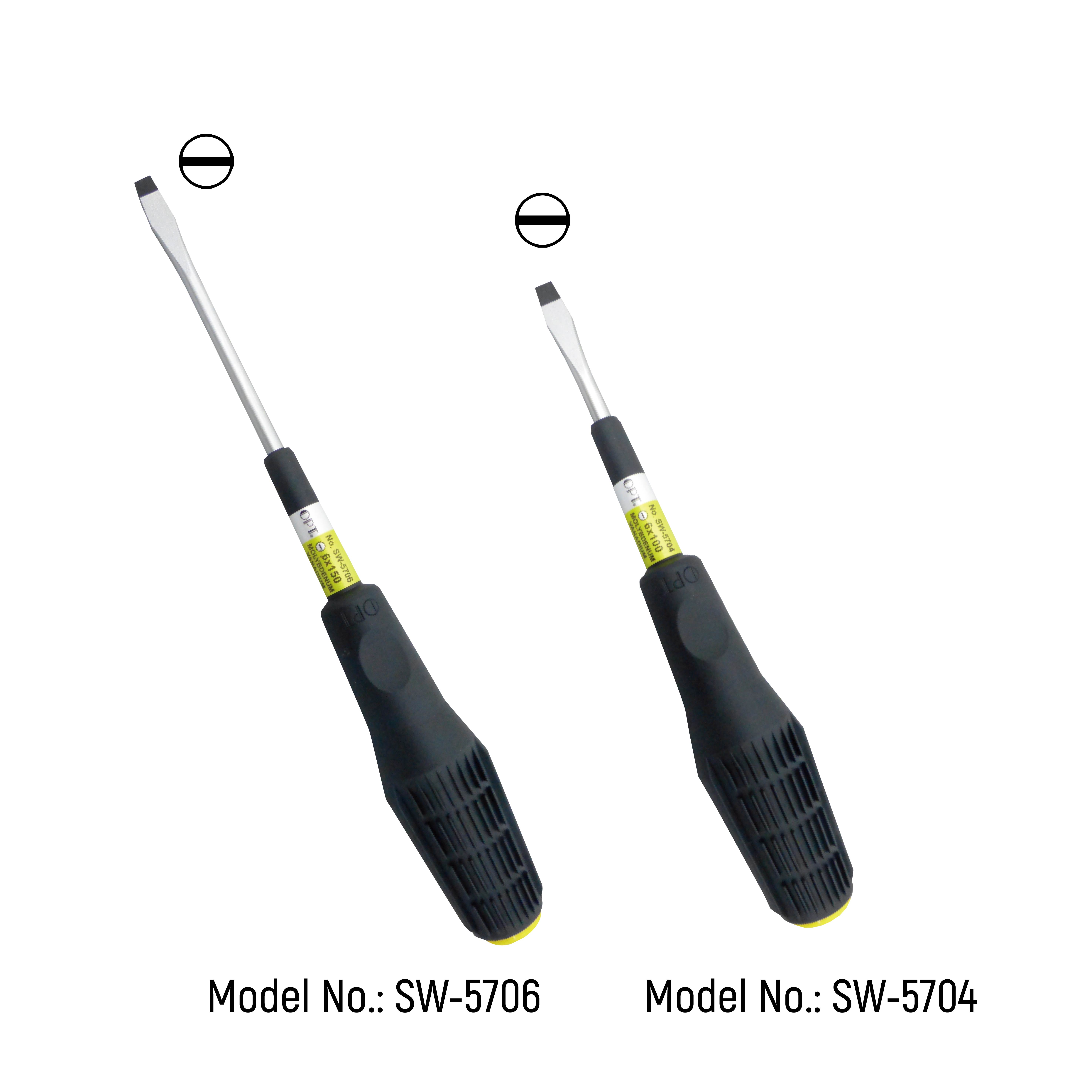 SCREWDRIVERS WITH TPR HANDLES