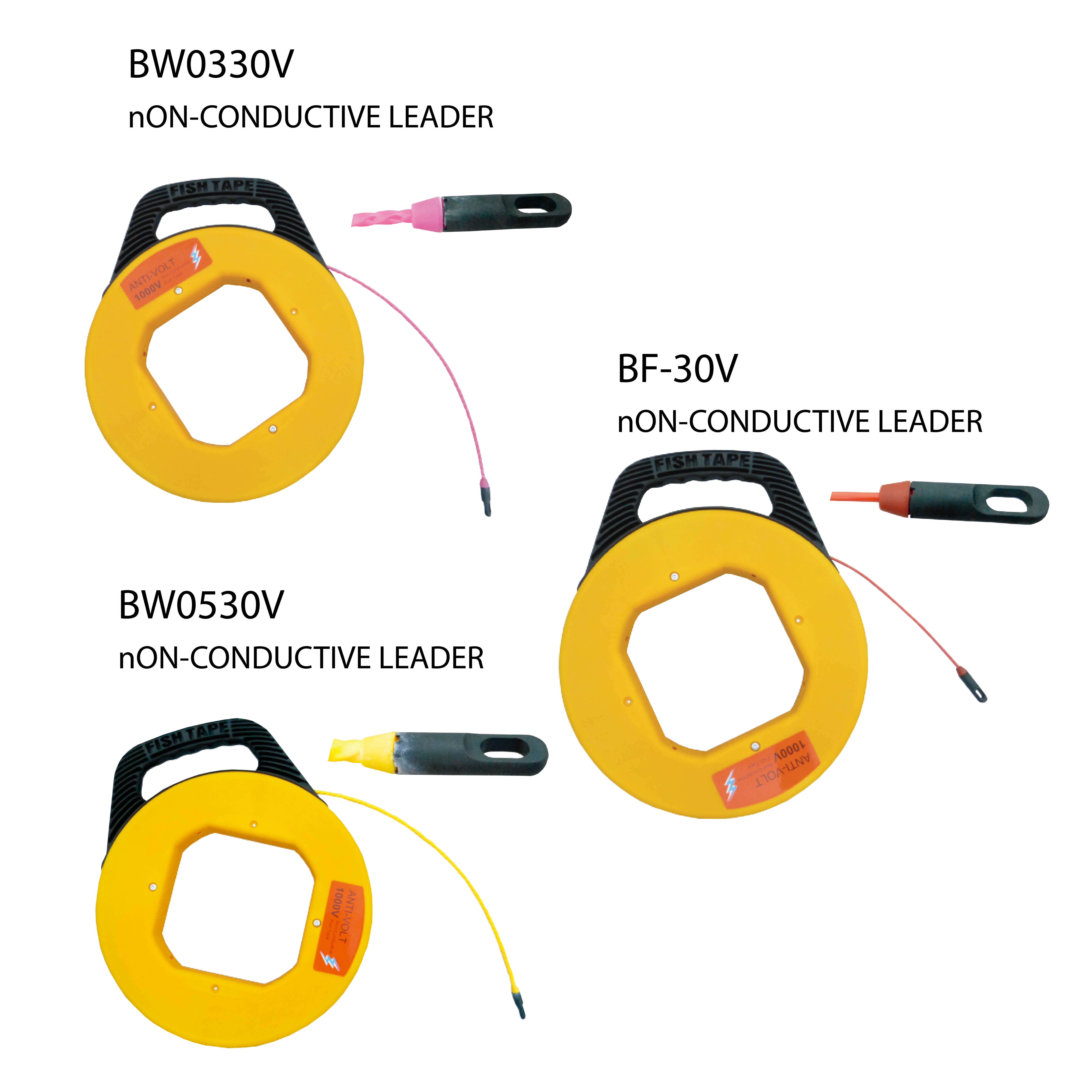 NON-CONDUCTIVE LEADER FISH TAPES