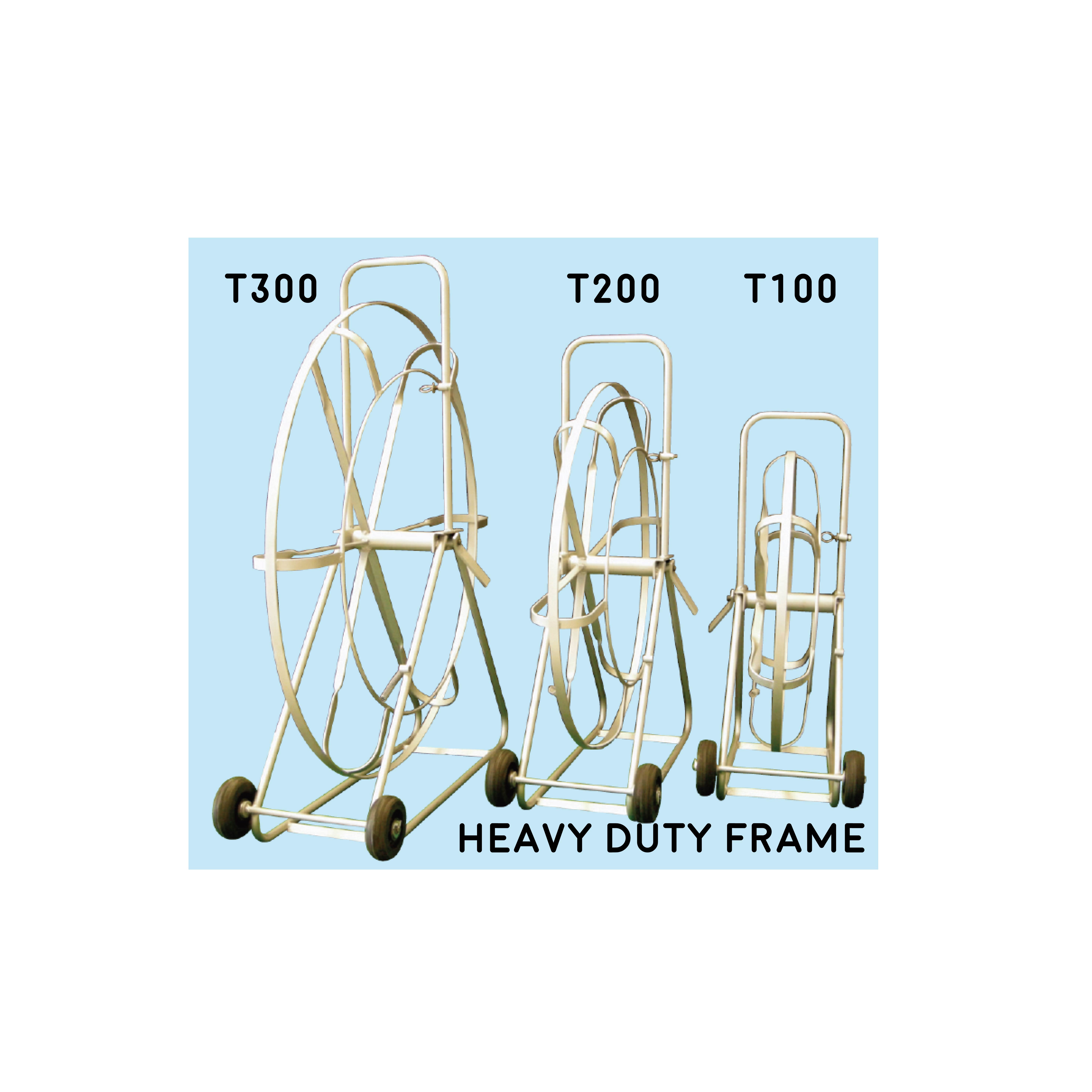 FISH TAPES/ WIRE GUIDERS WITH HEAVY DURABLE CONSTRUCTION FRAME