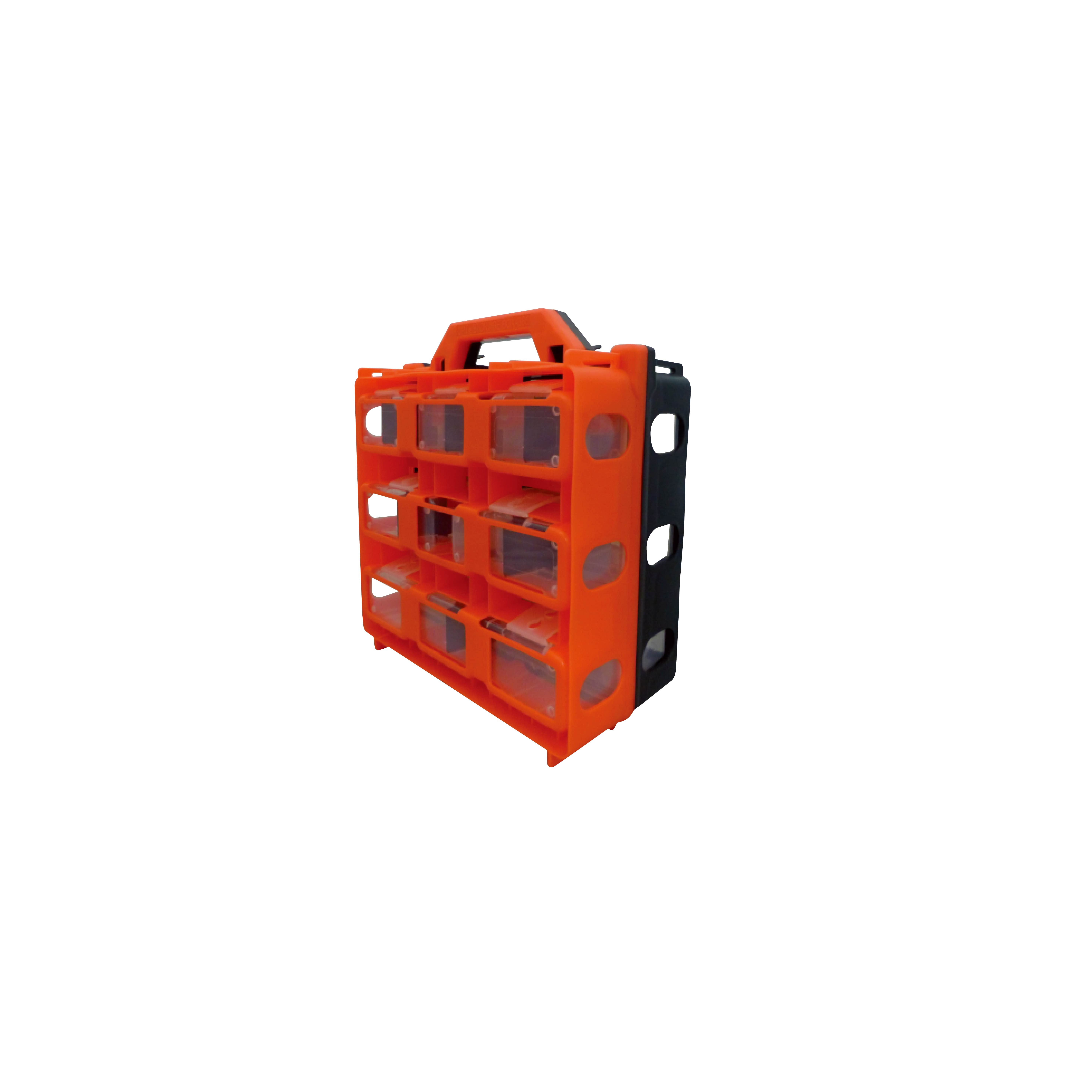 PORTABLE STORAGE BOX WITH DOUBLE BUCKLED CLIP