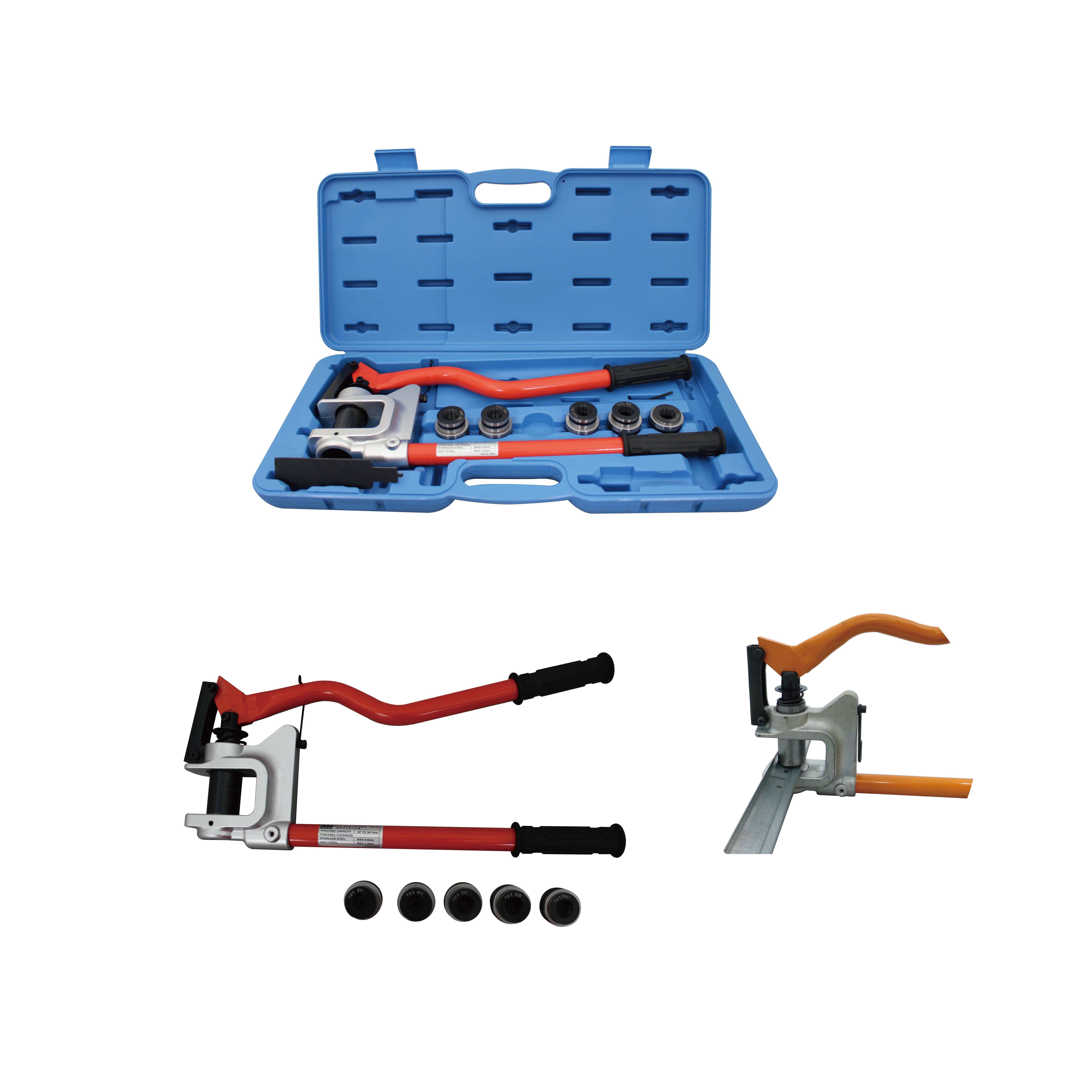 MANUAL PUNCHER FOR T-BARS AND LIGHT FRAMES