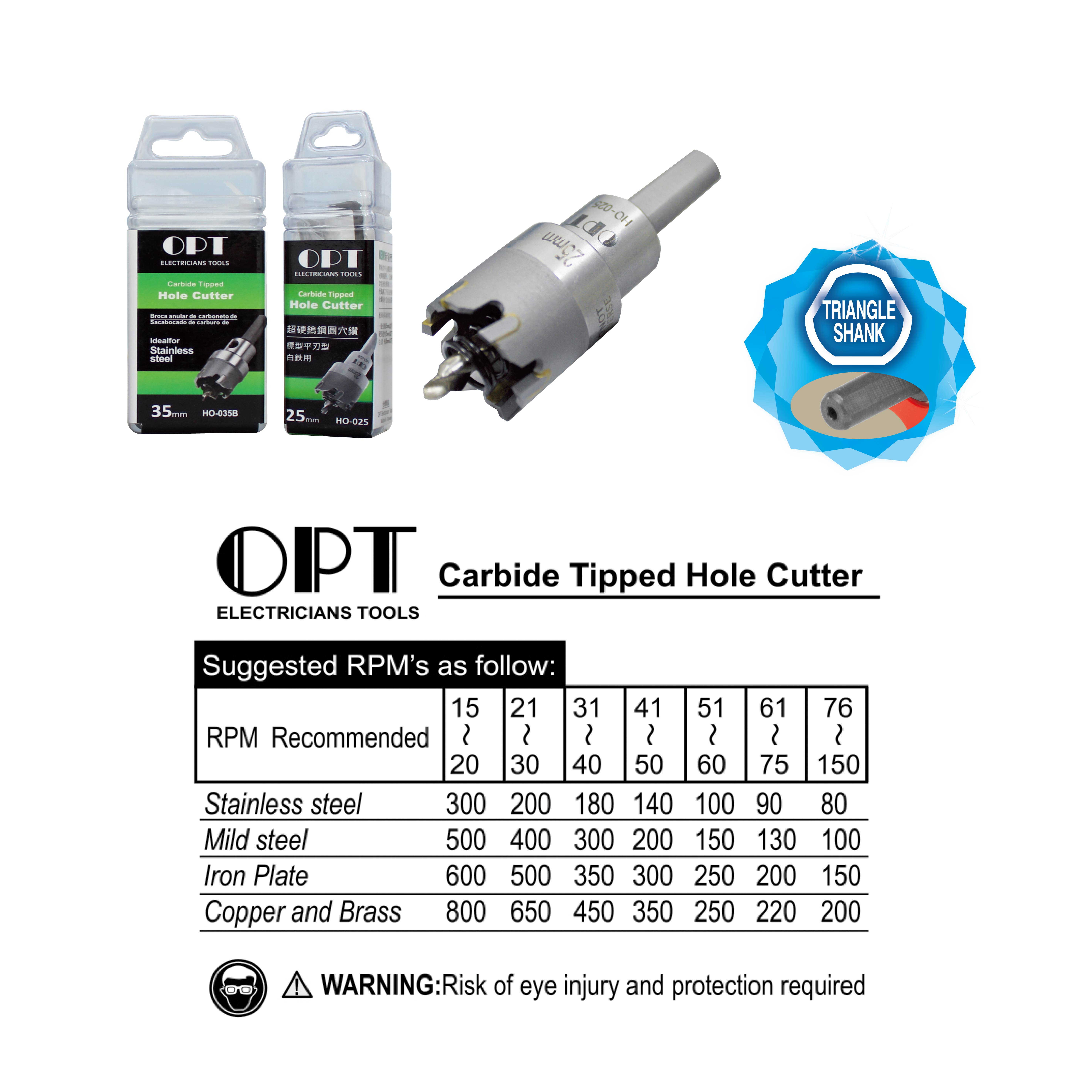 HOLE SAWS FOR METAL PLATES/TUBES