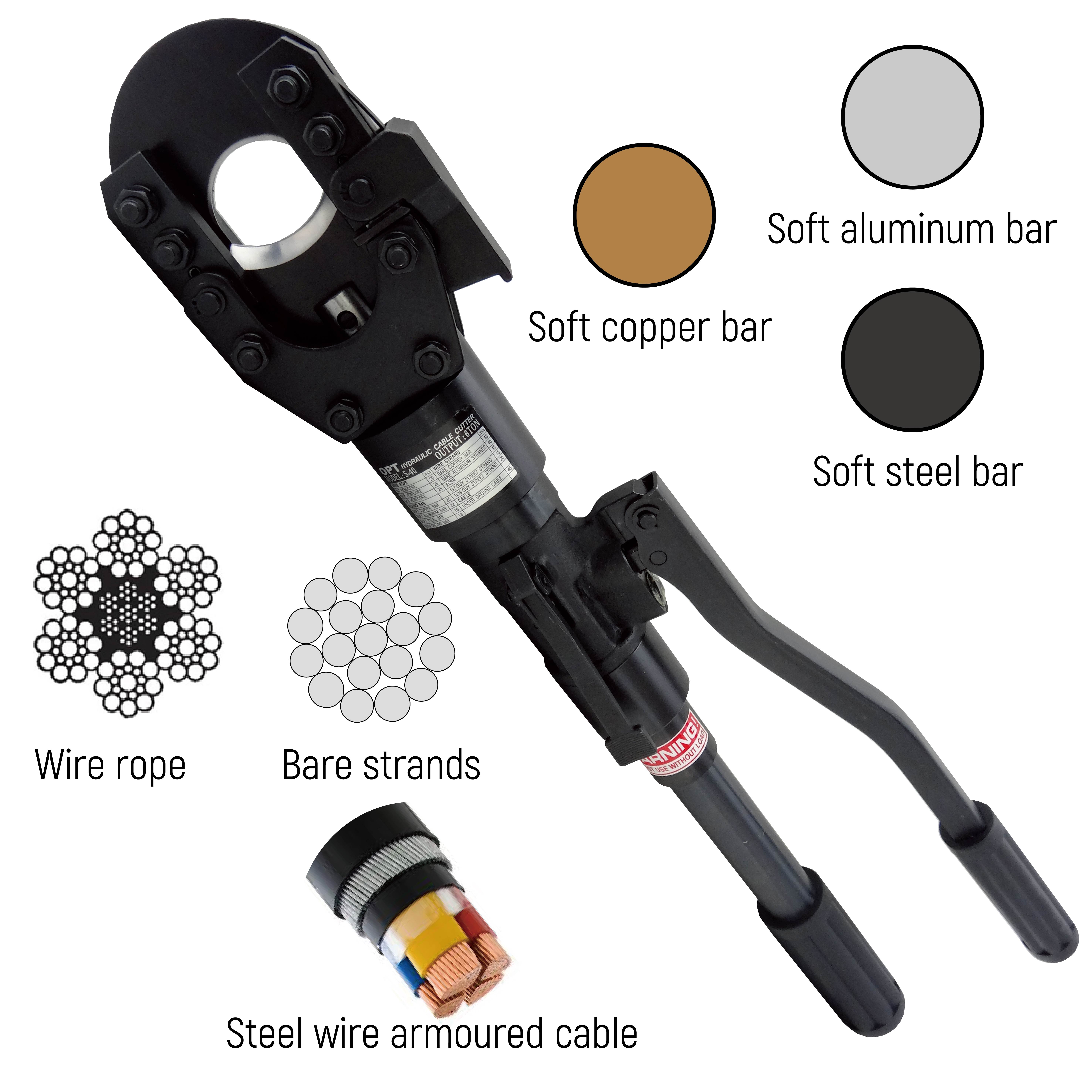 MANUAL HYDRAULIC CABLE CUTTERS