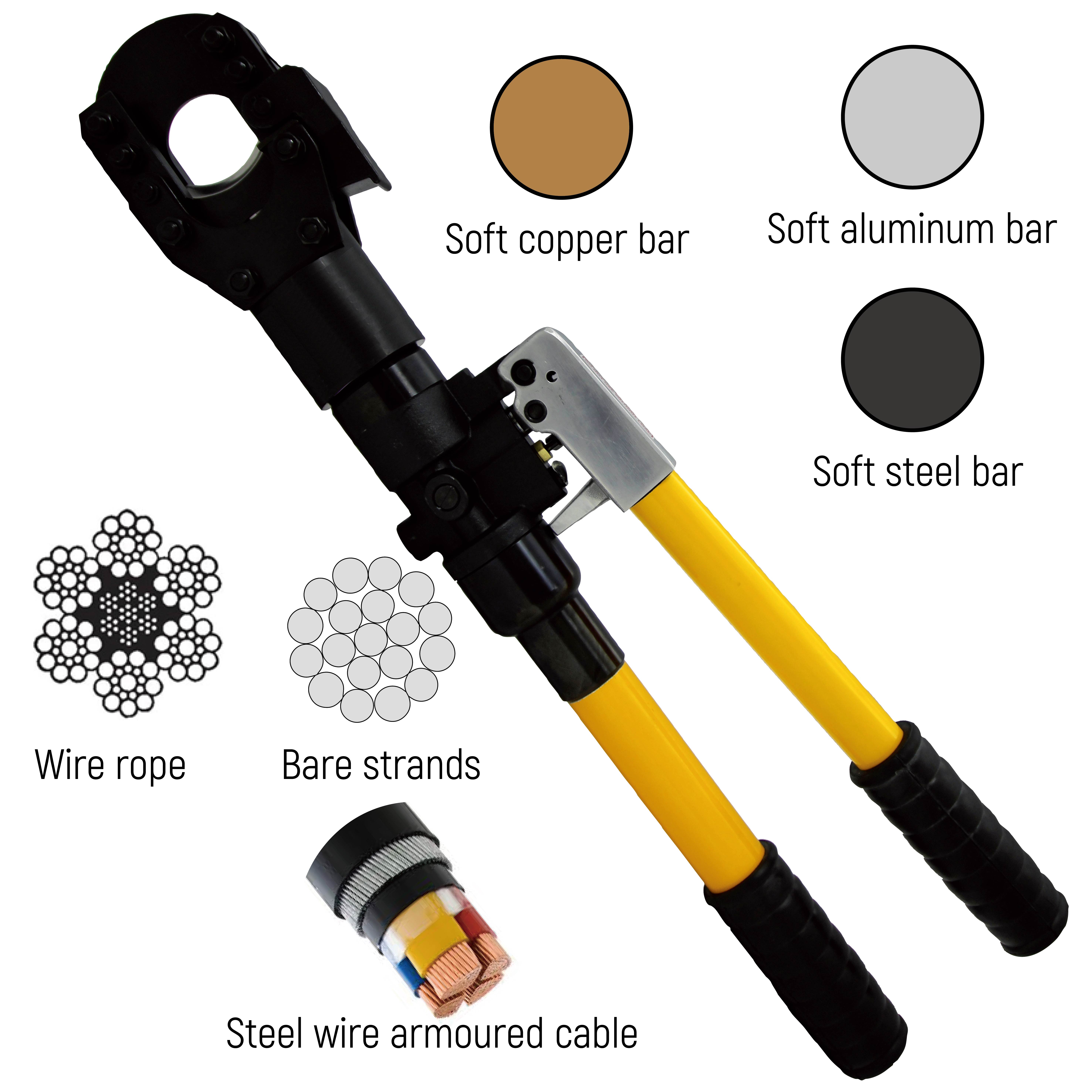 MANUAL HYDRAULIC CABLE CUTTERS