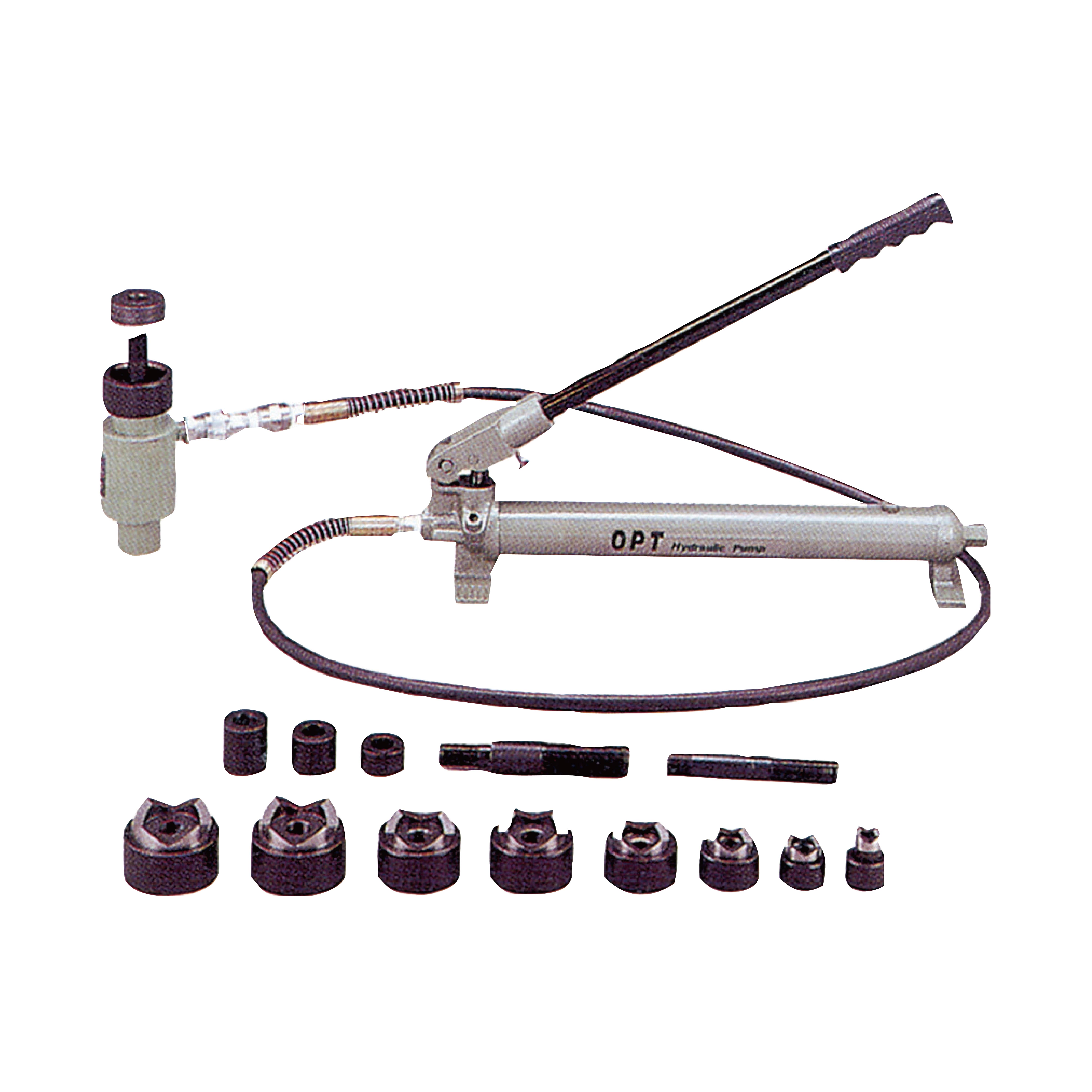 REMOTE HYDRAULIC PUNCH HEAD KIT WITH PUMP